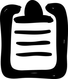 Kids Clipboard Silhouette Svg Vector, Free Vectors File
